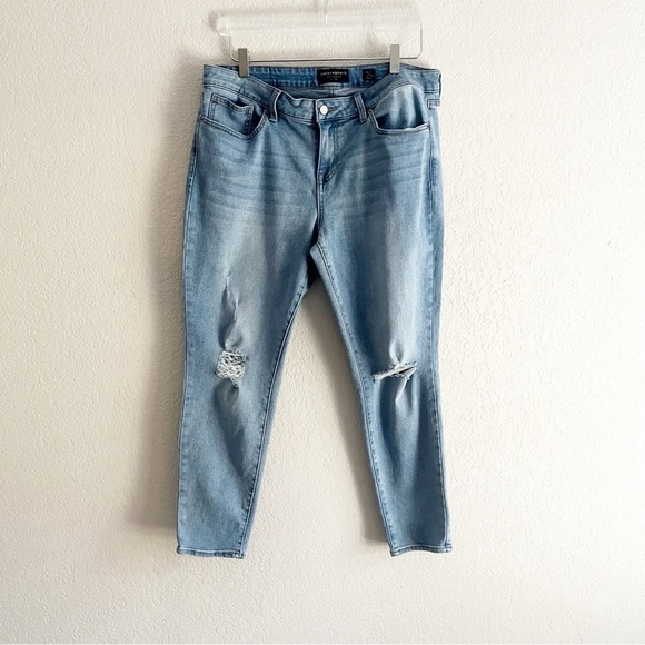 LUCKY BRAND Low Rise Lolita Skinny Size 14 Kendzora Wash - Picture 3 of 12